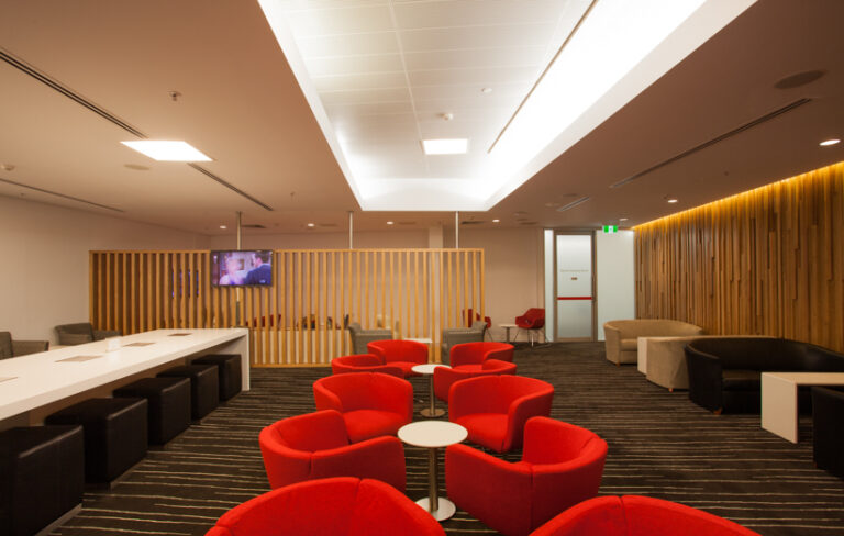View of the Qantas Club