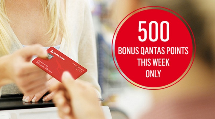 Qantas Cash 500 bonus points