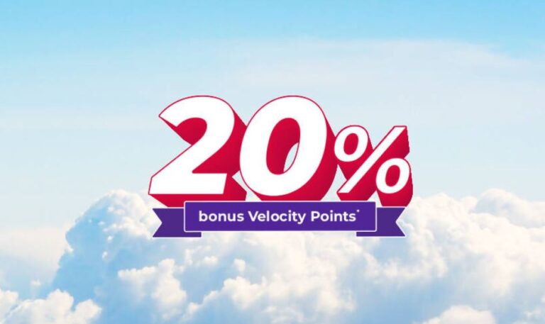 Velocity 20% Transfer Bonus