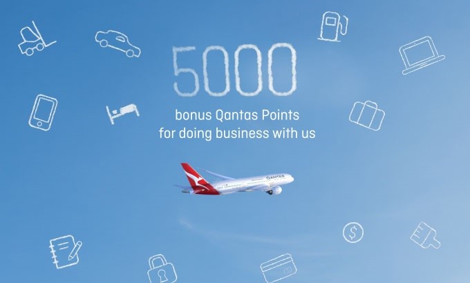 Qantas Business Rewards 5,000 points offer