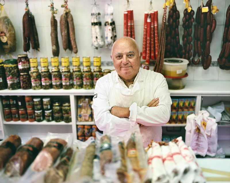Butcher Behind Counter