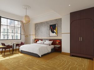 Artist Impression - Hotel Morris - Guestroom