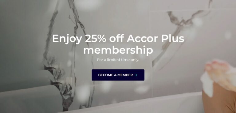 Accor Plus 25% discount